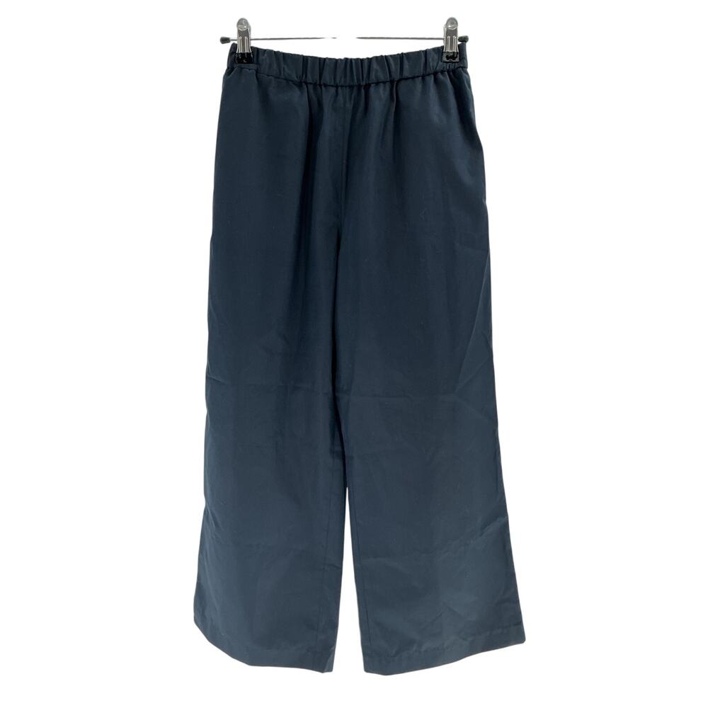 Aspesi Wide-Leg Navy Trousers Bottoms Size 36 / US XS
